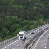 Lastwagen von Peter Moser Holzvermittlung