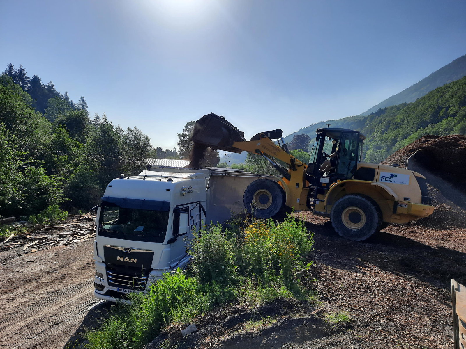 Rohstofftransport von Peter Moser